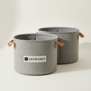 Felt Storage Bin (Set of 2)