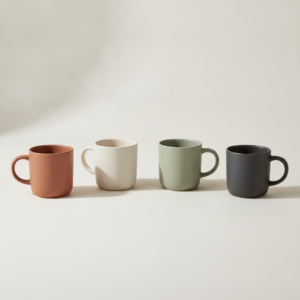 Matte Ceramic Mug (Set of 4)
