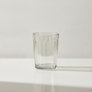 Ribbed Glass Tumbler