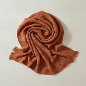 Waffle Weave Throw Blanket